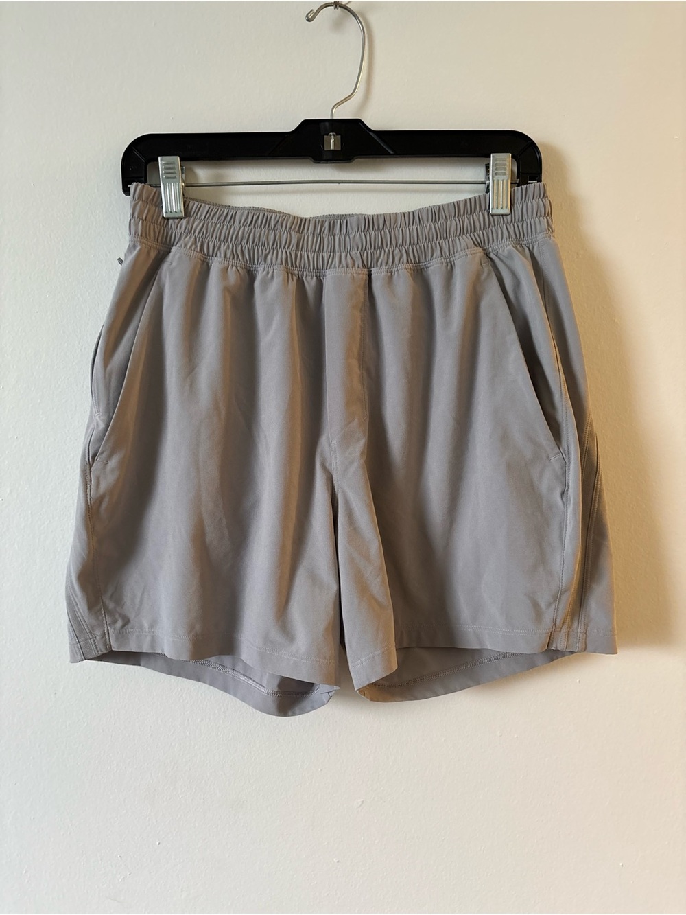 lululemon athletica Light Gray Men's Athletic Shorts